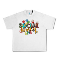 Lunar Rock social worker Urban Heavy Tee - Zillion Design Studio