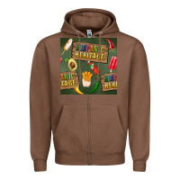 Chestnut hispanic heritage seamless pattern Zipper Hoodie - BundleAndBundleShop