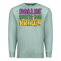 Seafoam rollin with my krewe Premium Sweatshirt - MaliasSmallBusiness
