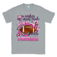 Heather Grey in october we wear pink and watch football Classic Tee - AdoDesignShop