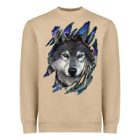 Mushroom wolf scratch mark Heavyweight Sweatshirt - RanaPortraitStore