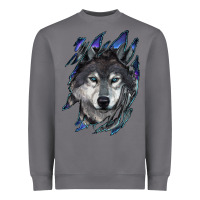 Storm wolf scratch mark Heavyweight Sweatshirt - RanaPortraitStore