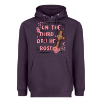 Plum on the third day  he rose Heavyweight Hoodie - MaliasSmallBusiness