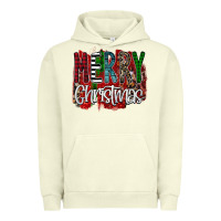 Pigment Pistachio Merry Christmas Buffalo Plaid Leopard Urban Hoodie - Bettercallsaul