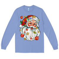 Colony Blue santa with little christmas Long Sleeve Tee - AdoDesignShop