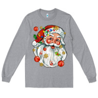 Heather Grey santa with little christmas Long Sleeve Tee - AdoDesignShop