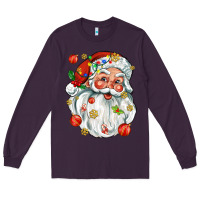 Plum santa with little christmas Long Sleeve Tee - AdoDesignShop