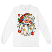 White santa with little christmas Long Sleeve Tee - AdoDesignShop