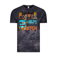 Cloud Black i pretend coffee helps but i'm still a bitch Vintage Tee - Zillion Design Studio