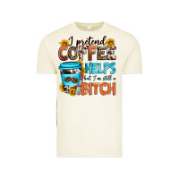 Vintage Arctic i pretend coffee helps but i'm still a bitch Vintage Tee - Zillion Design Studio