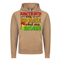 Vintage Coffee juneteenth was a promise what was broken Vintage Hoodie - texasbilliewilder