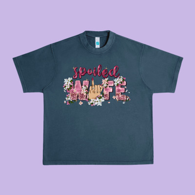 Spoiled Wife Urban Heavy Tee Designed By Zillion Design Studio