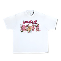 White spoiled wife Urban Heavy Tee - Zillion Design Studio