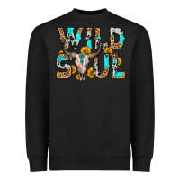 Black wild soul Heavyweight Sweatshirt - Zillion Design Studio