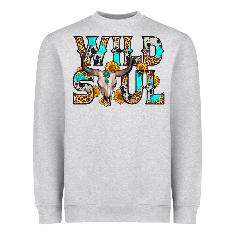 Wild Soul Heavyweight Sweatshirt by Zillion Design Studio | Teevron