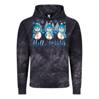 Cloud Black snowman hello winter Vintage Hoodie - JahusDesignShop
