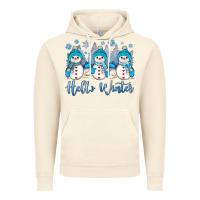 Vintage Artic snowman hello winter Vintage Hoodie - JahusDesignShop
