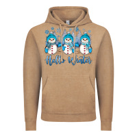 Vintage Coffee snowman hello winter Vintage Hoodie - JahusDesignShop
