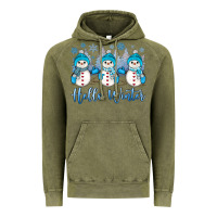 Vintage Olive snowman hello winter Vintage Hoodie - JahusDesignShop