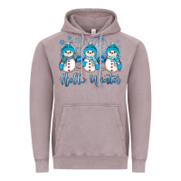 Vintage Zinc snowman hello winter Vintage Hoodie - JahusDesignShop