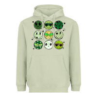 Matcha funny st patrick's day Heavyweight Hoodie - MaliasSmallBusiness