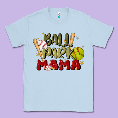 Ballpark Mama Classic Tee Designed By Jahusdesignshop