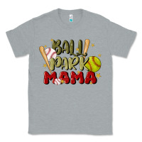 Heather Grey ballpark mama Classic Tee - JahusDesignShop
