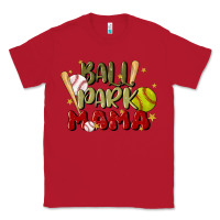 Red ballpark mama Classic Tee - JahusDesignShop