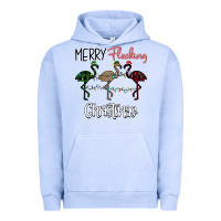 Pigment Grape Ice Merry Flocking Christmas Urban Hoodie - Bettercallsaul