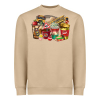 Mushroom school bus driver coffee cups Heavyweight Sweatshirt - texasbilliewilder