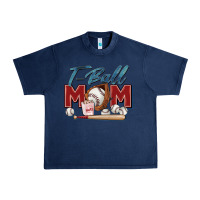 Navy t ball mom Urban Heavy Tee - Zillion Design Studio