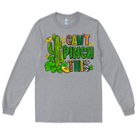 Heather Grey cant pinch this with clovers Long Sleeve Tee - AdoDesignShop