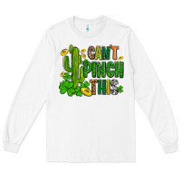 White cant pinch this with clovers Long Sleeve Tee - AdoDesignShop