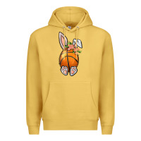 Antique Gold Basketball Easter Bunny Premium Hoodie - BundleAndBundleShop