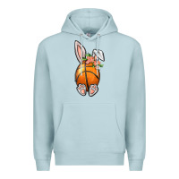 Basketball Easter Bunny Premium Hoodie | Teevron