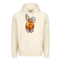 Tofu Basketball Easter Bunny Premium Hoodie - BundleAndBundleShop