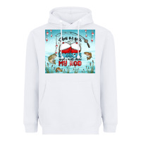 White show me your bobbers and i will show my rod Heavyweight Hoodie - MaliasSmallBusiness