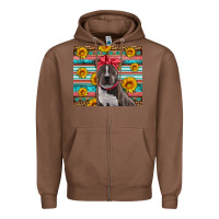 Chestnut western pitbull Zipper Hoodie - Artiststas