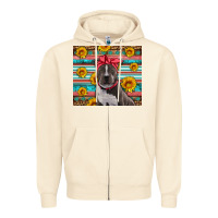 Sandshell western pitbull Zipper Hoodie - Artiststas