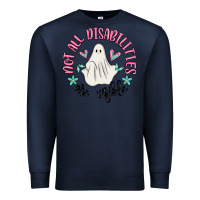 Navy not all disabilities are visible Premium Sweatshirt - MaliasSmallBusiness
