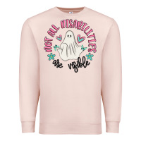 Pale Pink not all disabilities are visible Premium Sweatshirt - MaliasSmallBusiness