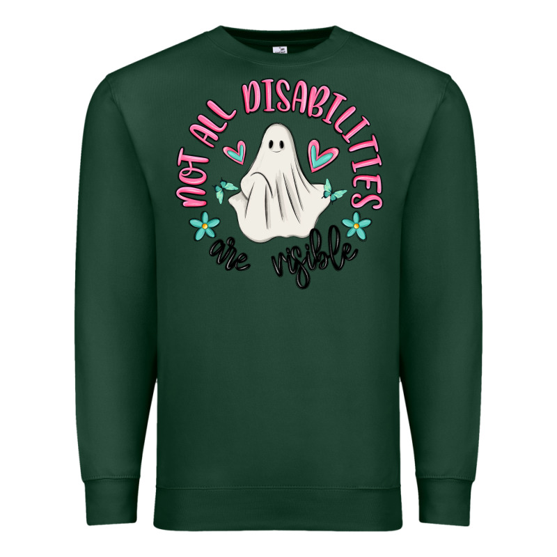 Not All Disabilities Are Visible Premium Sweatshirt by MaliasSmallBusiness | Teevron