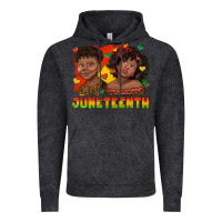 Vintage Black juneteenth with afro black kids Vintage Hoodie - texasbilliewilder