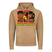 Vintage Camel juneteenth with afro black kids Vintage Hoodie - texasbilliewilder