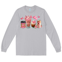 Moon Dust floral coffee cups Long Sleeve Tee - JahusDesignShop