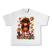 Lunar Rock santa's favorite dispatcher afro messy bun Urban Heavy Tee - texasbilliewilder