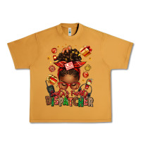 Peanut Butter santa's favorite dispatcher afro messy bun Urban Heavy Tee - texasbilliewilder