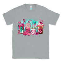 Heather Grey breast cancer  coffee cups Classic Tee - AdoDesignShop