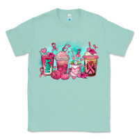 Seafoam breast cancer  coffee cups Classic Tee - AdoDesignShop