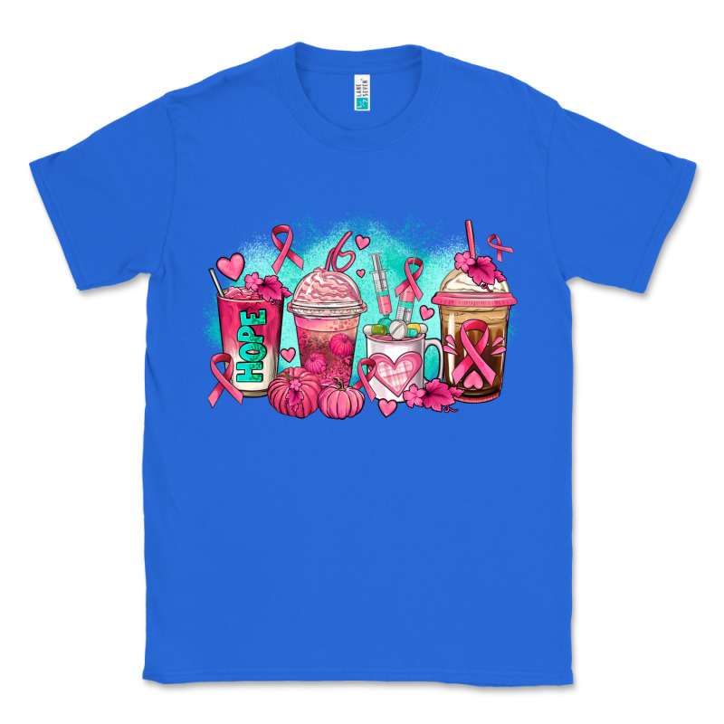 Breast Cancer  Coffee Cups Classic Tee by AdoDesignShop | Teevron